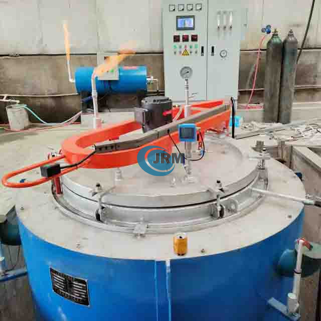 Pit-type Nitriding Furnace With K_N Control For H2 Analyser And Mass Flow Controllers